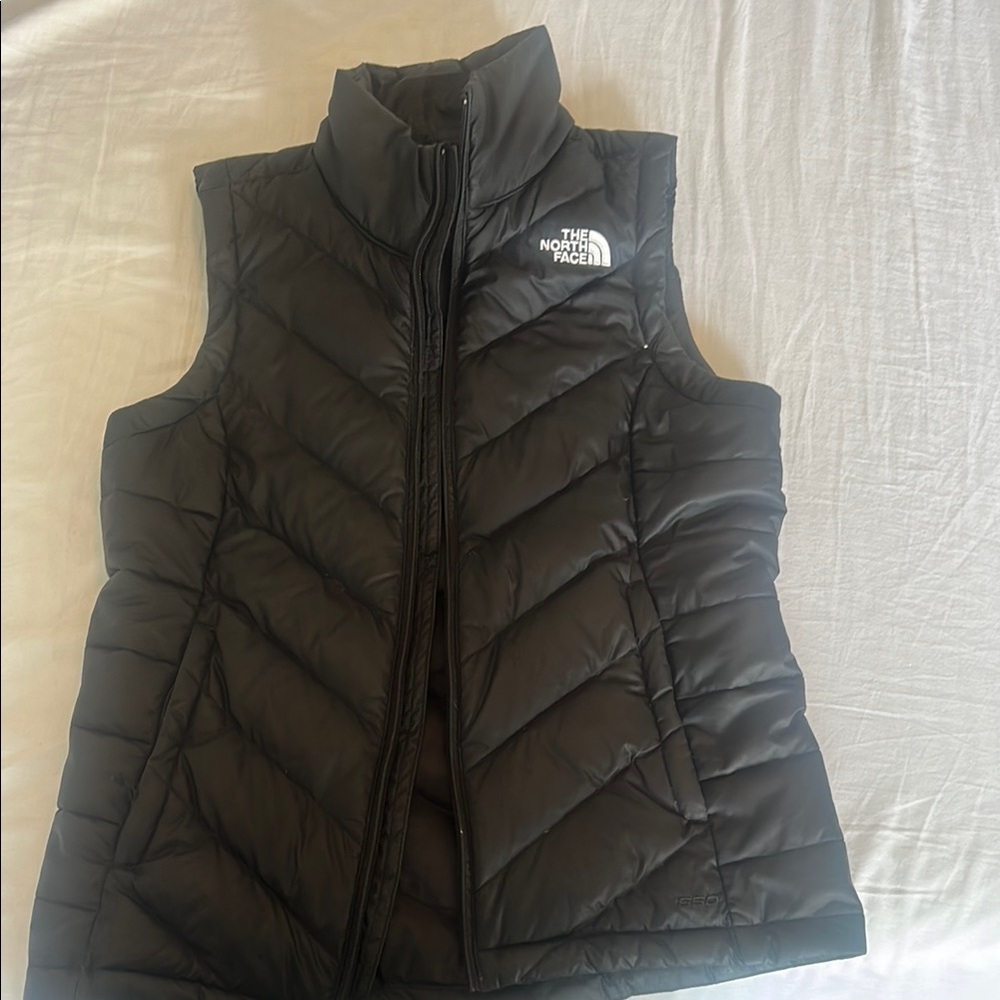 The North Face Charcoal Quilted Vest